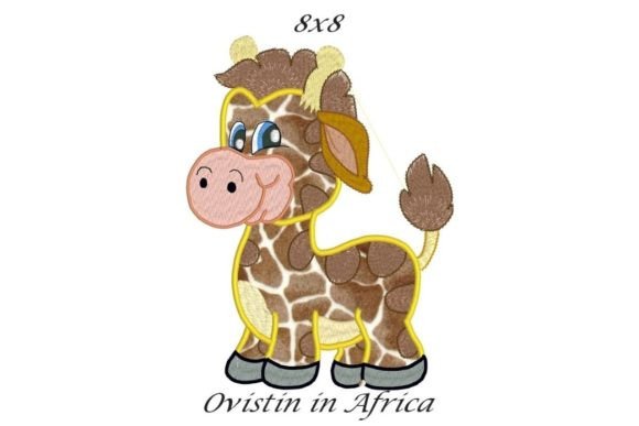 Adorable Giraffe Applique