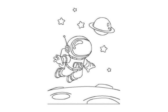 Astronaut on the Moon