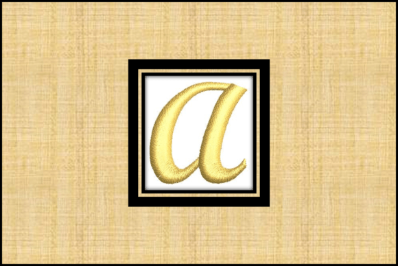 Gold Font-a Review for Embroidery Designers