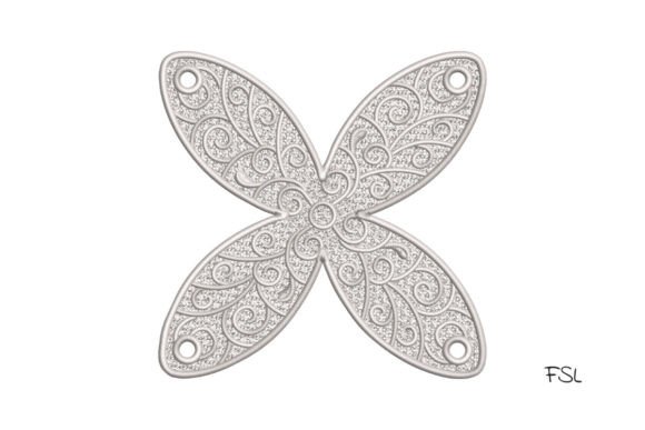 Lace Christmas Bauble