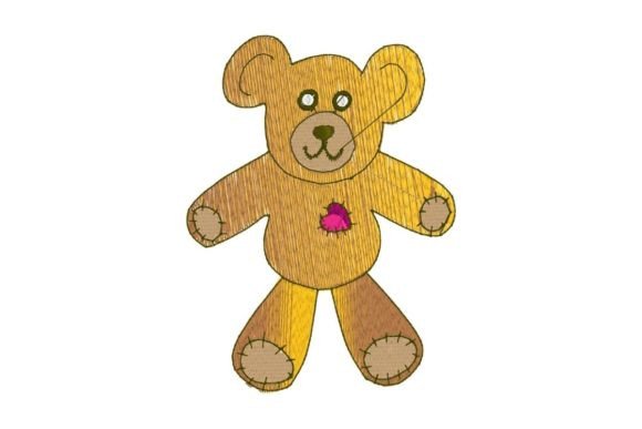 Sweet Teddy Boy Applique
